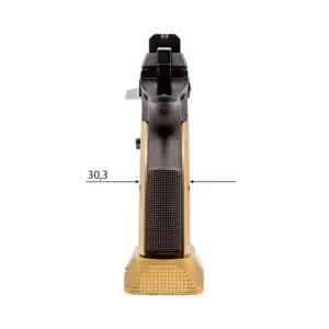 Eemann Tech Brass Short Grips for CZ 75, CZ 75 TS, CZ SHADOW 2 - S