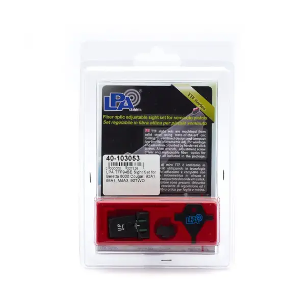 LPA TTF94BE Sight Set for Beretta 8000 Cougar, 92A1, 98A1, M9A3, 90TWO - Billede 2