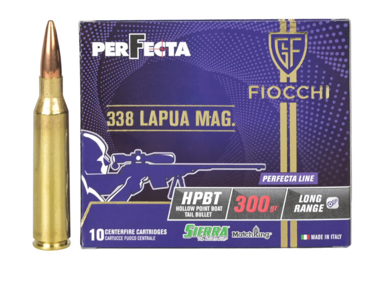 Fiocchi 338 Lapua 300gr HPBT Sierra MatchKing