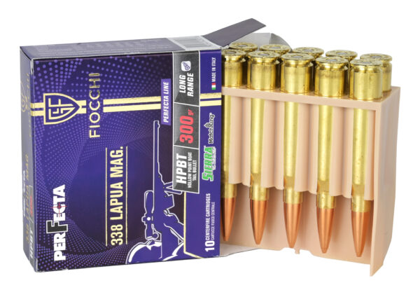 Fiocchi 338 Lapua 300gr HPBT Sierra MatchKing - Billede 3