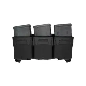 Agilite Pincer Placard .308 Triple Mag Pouch - Sort