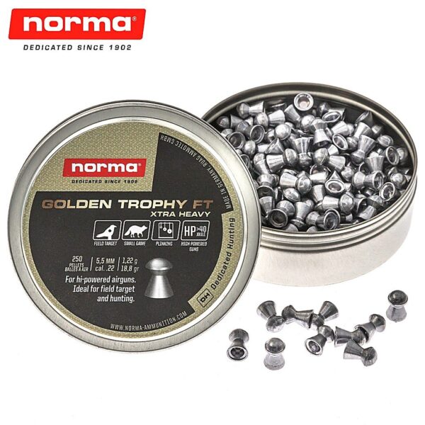 Norma Golden Trophy FT Xtra Heavy 5,5 mm – 250 stk.