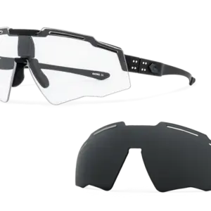 Gatorz Blastshield B2 MILSPEC Ballistic - Frame : Cerakote Black -Lens : Smoked & Clear