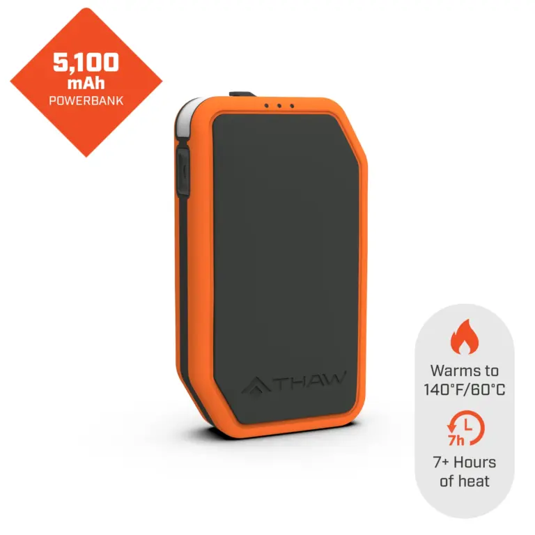 Thaw Hand Warmer With Integrated Flashlight 5,100mAh