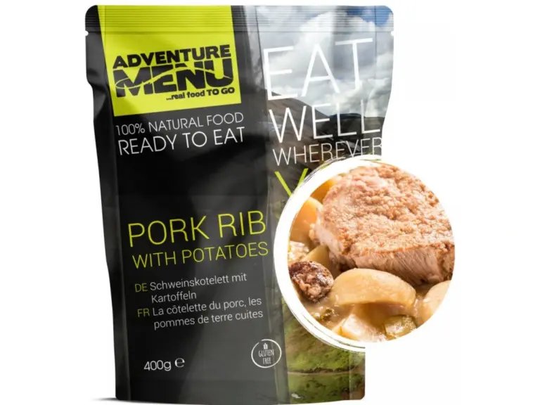 Adventure Menu Pork rib with potatoes - f&aelig;rdigret