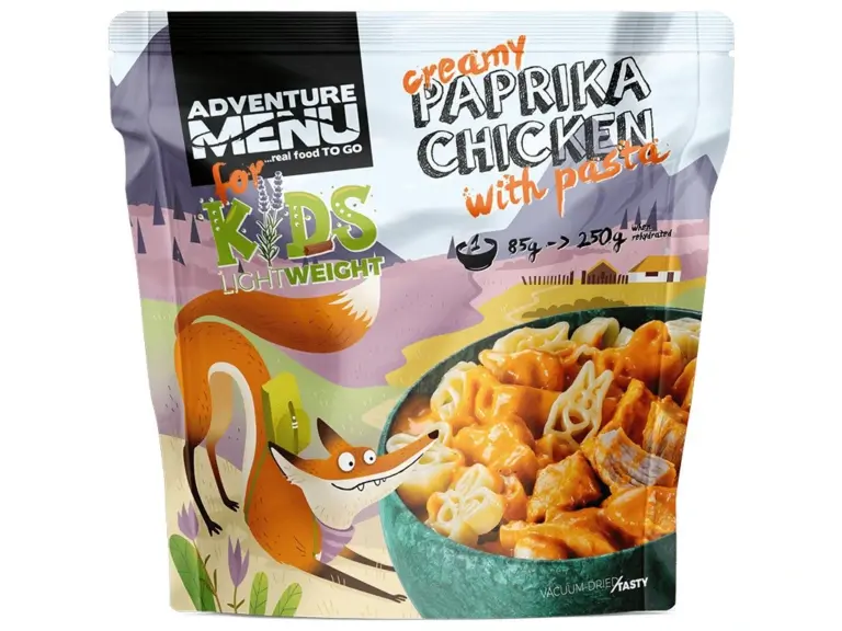 Adventure menu Creamy paprika chicken with pasta