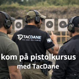 TacDane pistolkursus i grundl&aelig;ggende skydeteknik - 14/3-26