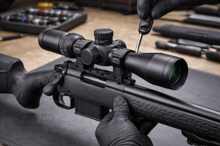 Montering af kikkert + bore sighting