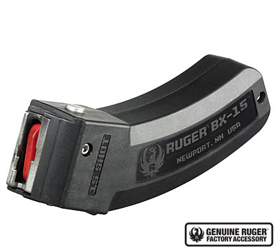 Ruger BX-15 rotary magasin .22LR for 10/22, American Rimfire, Precision Rimfire 77/22, 15-skuds