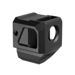 Herrington Arms HC95 V2 COMPENSATOR FOR GLOCK GEN 4-6 - No Fins (Aftermarket Slides/Gen 4) - Sort