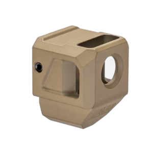 Herrington Arms HC95 V2 COMPENSATOR FOR GLOCK GEN 4-6 - No Fins (Aftermarket Slides/Gen 4) - FDE