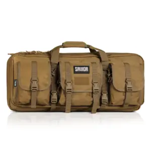 Savior Equipment American Classic Shorty Double Rifle Bag - FDE, 24"