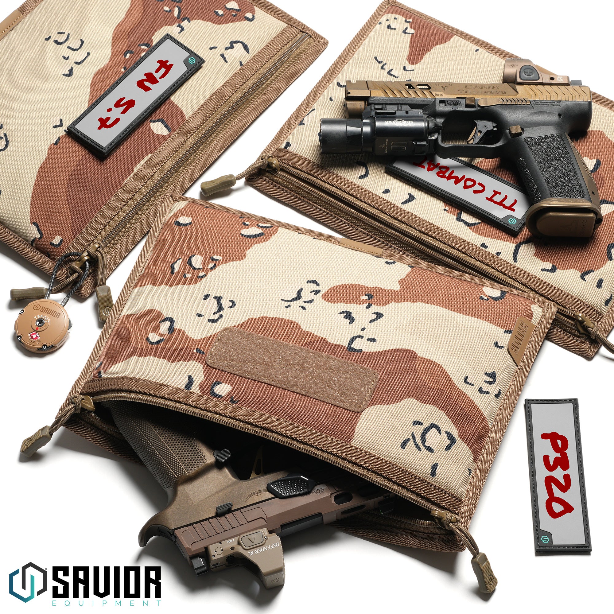 Savior Equipment - Camo Pistol Sleeve For Specialist Range Bag (3-Pack) 7 Savior Equipment - Camo Pistol Sleeve For Specialist Range Bag (3-Pack) - Billede 7