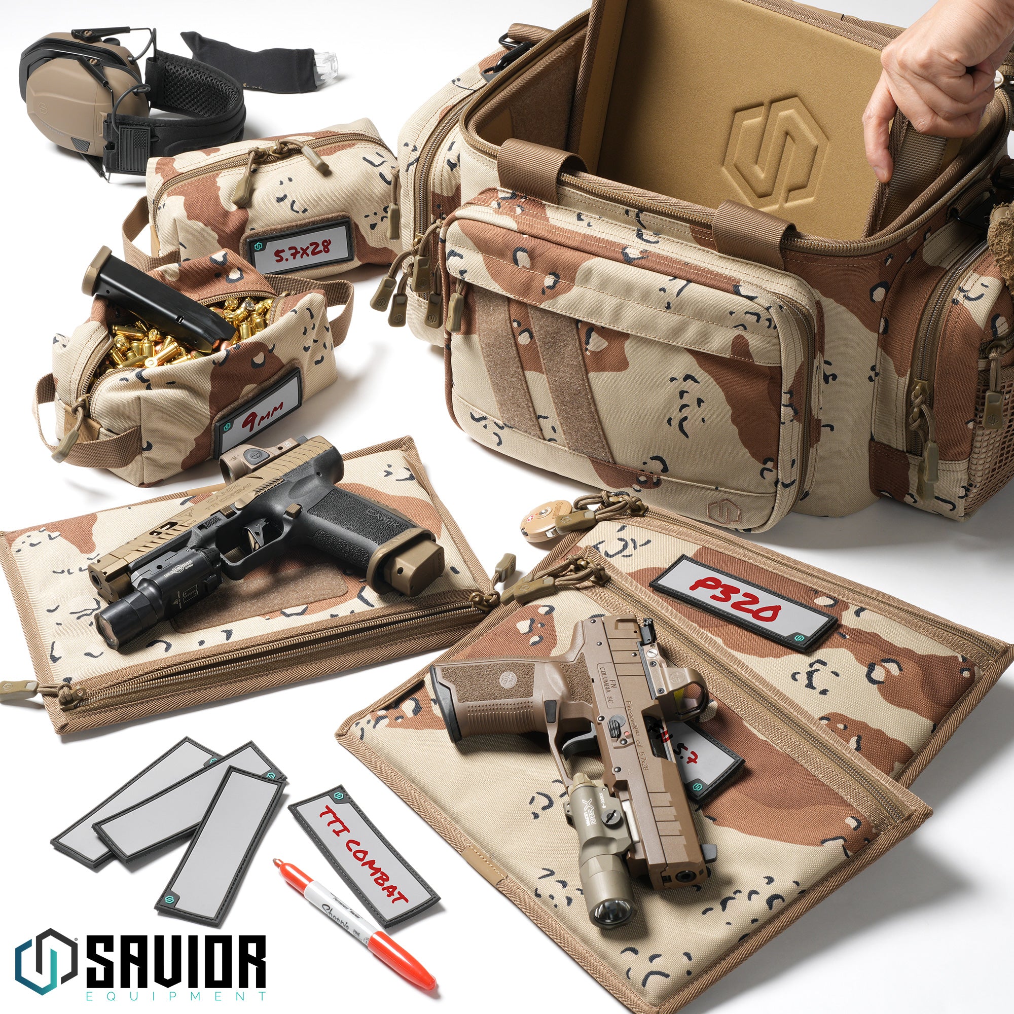 Savior Equipment - Camo Pistol Sleeve For Specialist Range Bag (3-Pack) 8 Savior Equipment - Camo Pistol Sleeve For Specialist Range Bag (3-Pack) - Billede 8