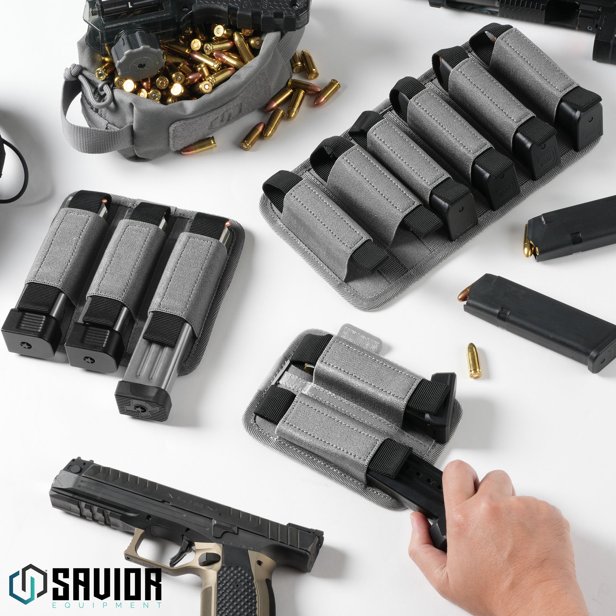 Savior Equipment - Pistol Mag Holder w/ Hook Backing - 2/3/6 Slot 7 Savior Equipment - Pistol Mag Holder w/ Hook Backing - 2/3/6 Slot - Billede 7