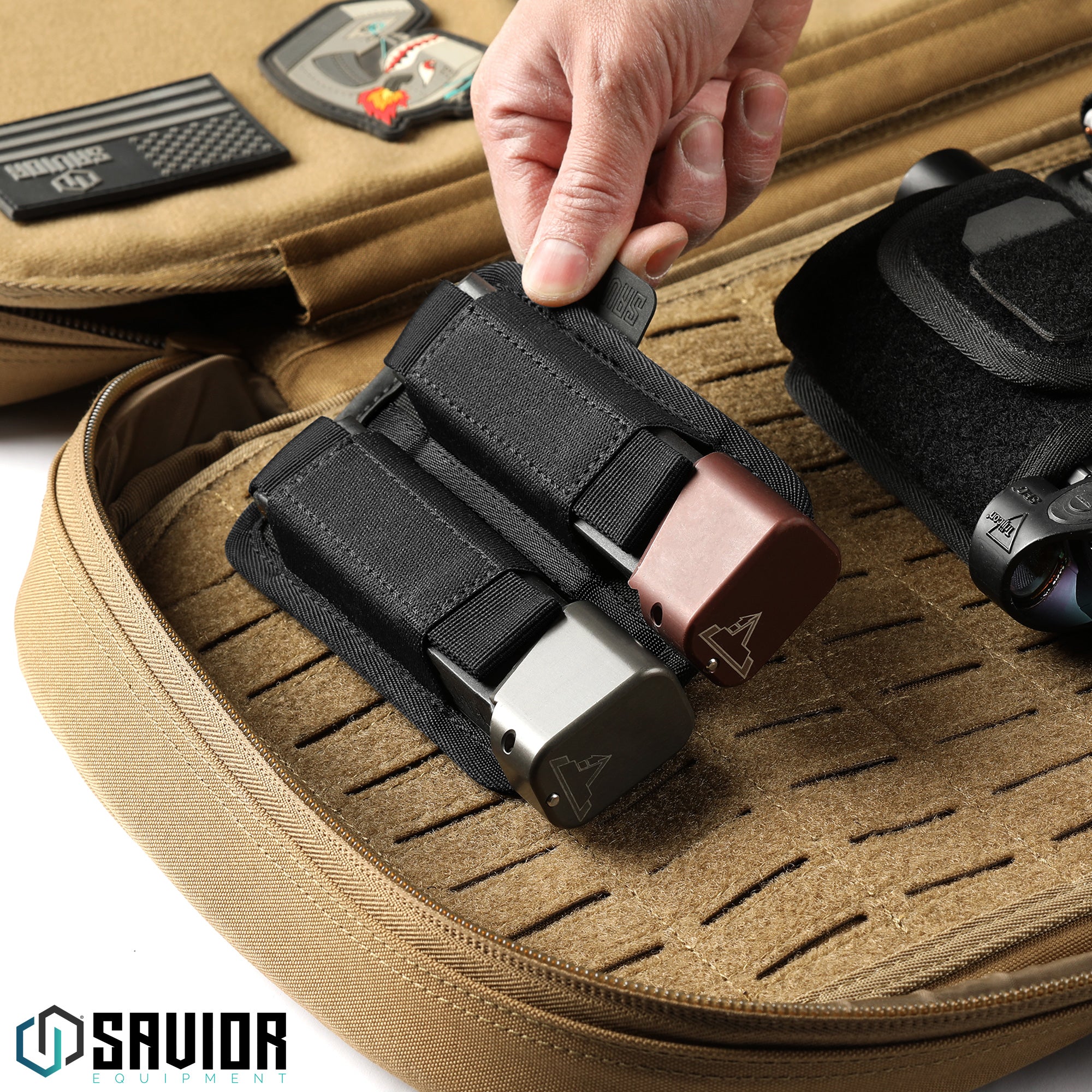 Savior Equipment - Pistol Mag Holder w/ Hook Backing - 2/3/6 Slot 9 Savior Equipment - Pistol Mag Holder w/ Hook Backing - 2/3/6 Slot - Billede 9