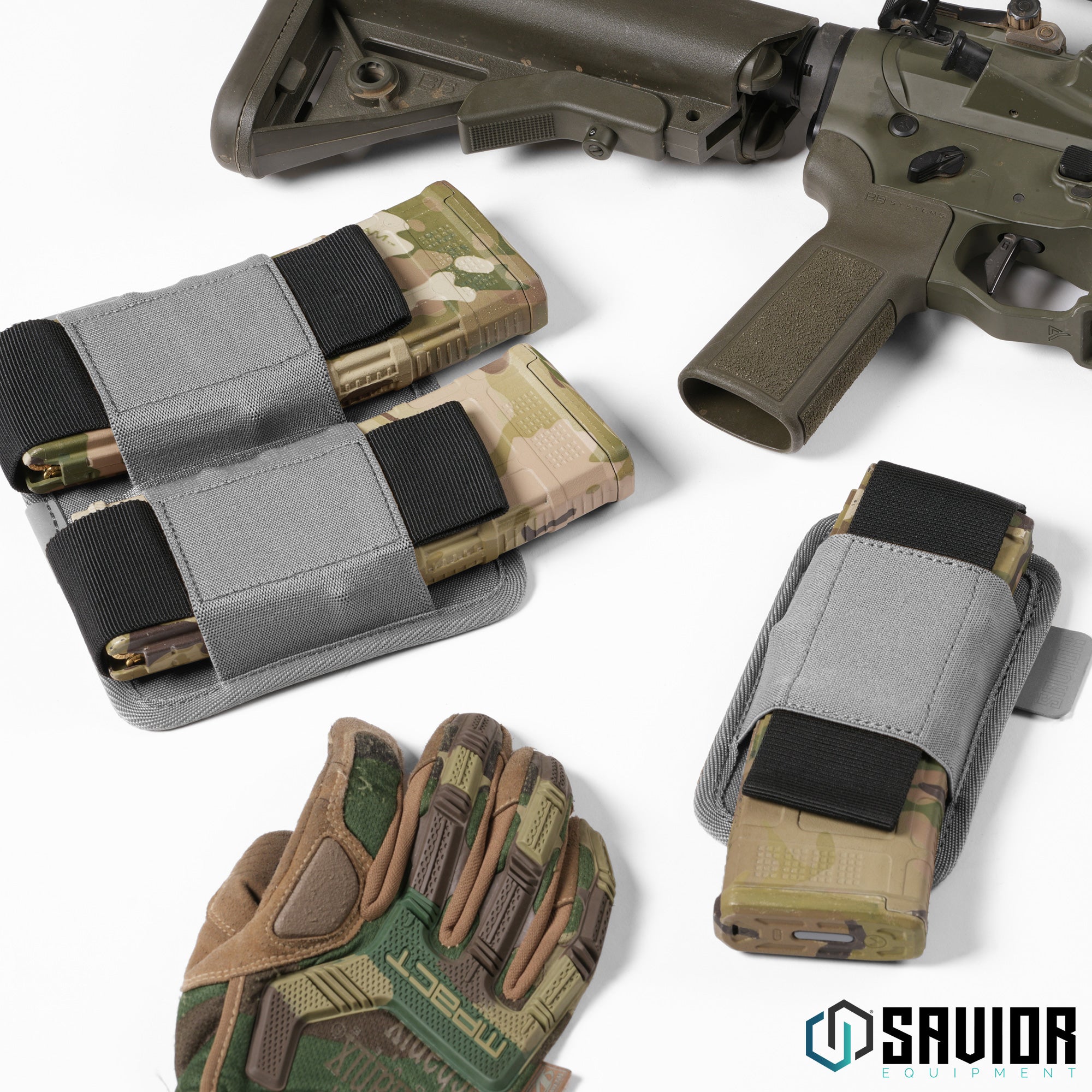 Savior Equipment - AR-15/AK-47 Mag Holder w/ Hook Backing - 1/2/3 Slot 7 Savior Equipment - AR-15/AK-47 Mag Holder w/ Hook Backing - 1/2/3 Slot - Billede 7