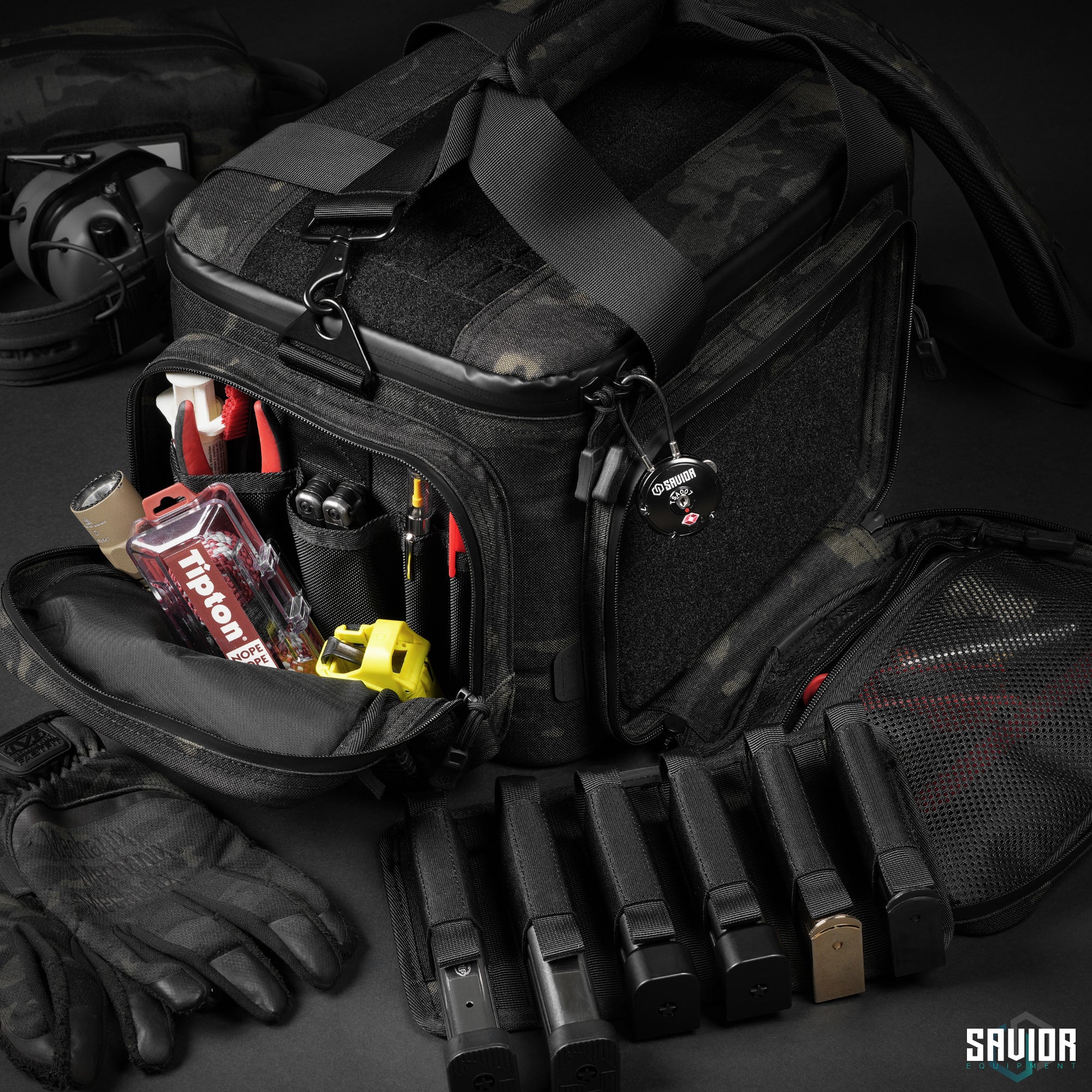 Savior Equipment - MultiCam® Specialist Range Bag w/ 3 Pistol Sleeves 5 Savior Equipment - MultiCam® Specialist Range Bag w/ 3 Pistol Sleeves - Billede 5