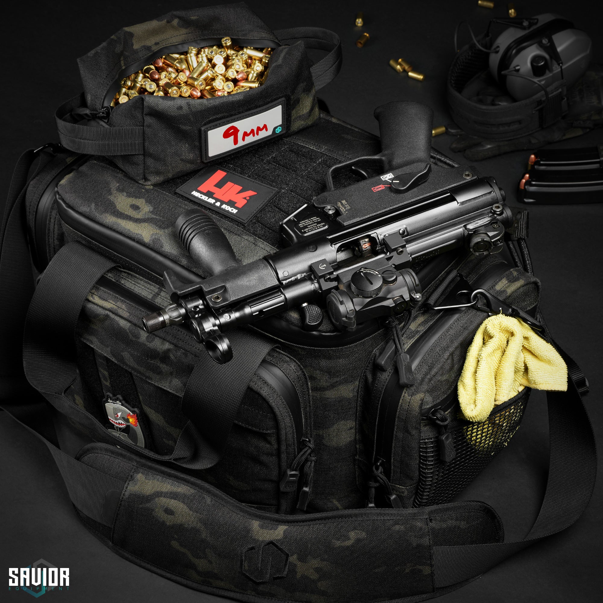 Savior Equipment - MultiCam® Specialist Range Bag w/ 3 Pistol Sleeves 7 Savior Equipment - MultiCam® Specialist Range Bag w/ 3 Pistol Sleeves - Billede 7