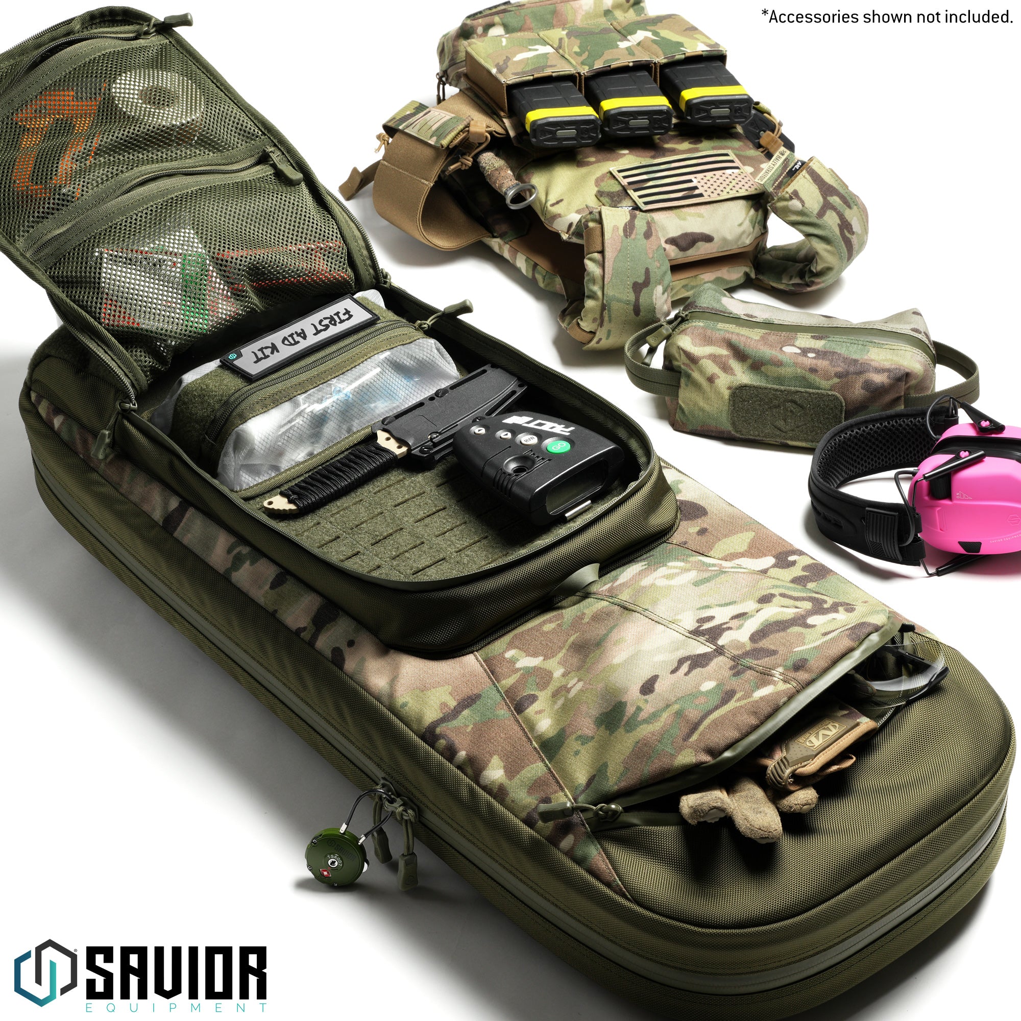 Savior Equipment - MultiCam® Specialist Covert Single Rifle Case - 30"/34"/38" 11 Savior Equipment - MultiCam® Specialist Covert Single Rifle Case - 30"/34"/38" - Billede 11