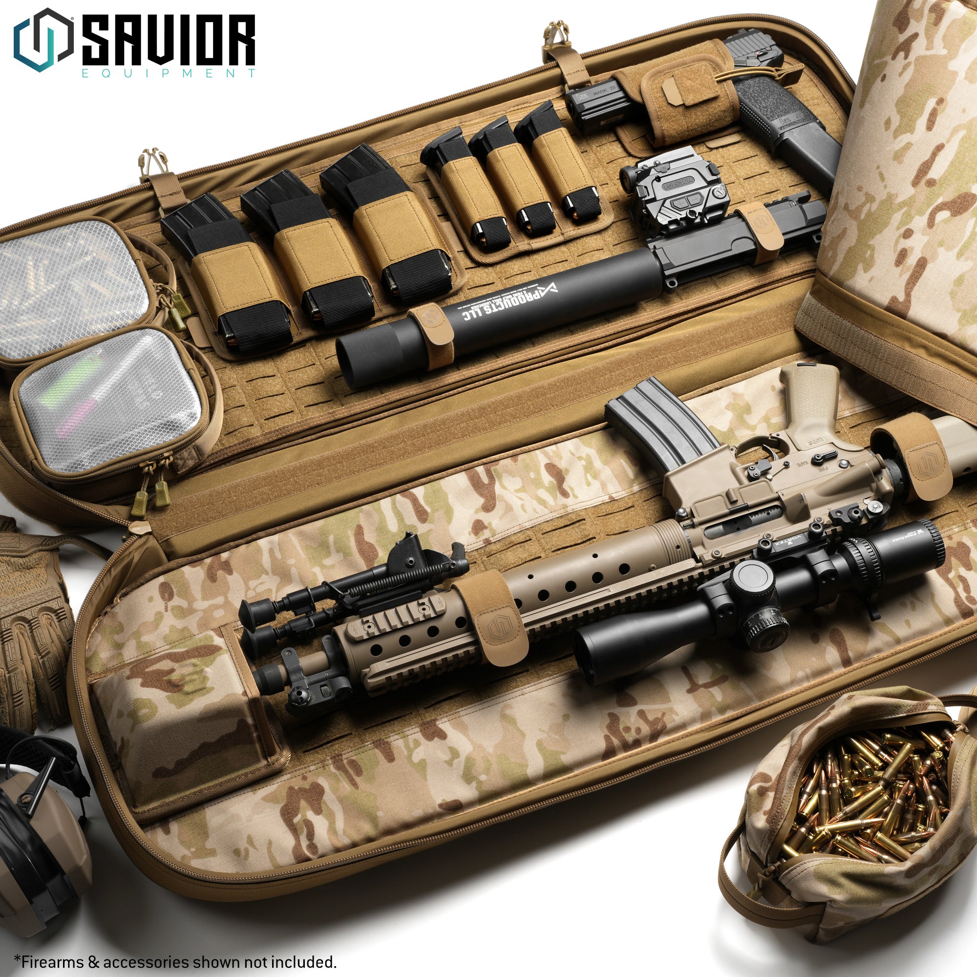 Savior Equipment - MultiCam® Specialist Covert Single Rifle Case - 30"/34"/38" 3 Savior Equipment - MultiCam® Specialist Covert Single Rifle Case - 30"/34"/38" - Billede 3