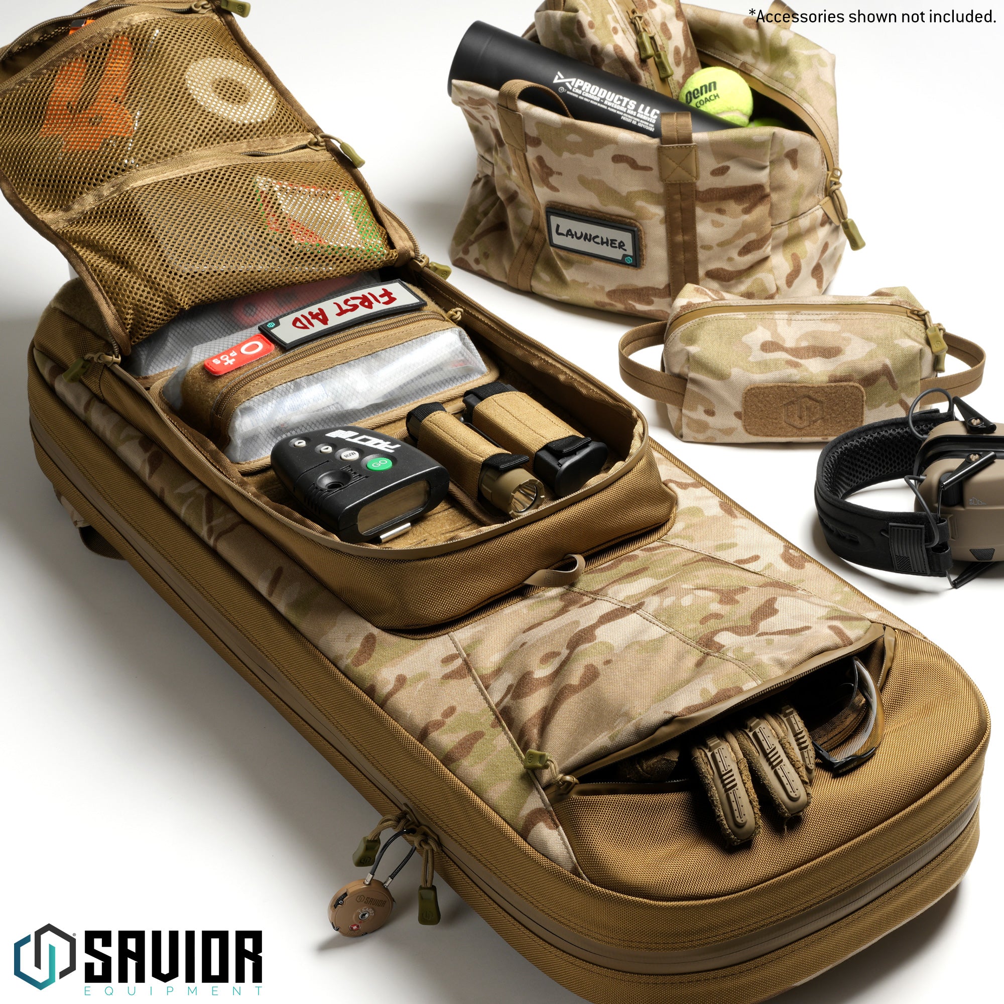 Savior Equipment - MultiCam® Specialist Covert Single Rifle Case - 30"/34"/38" 4 Savior Equipment - MultiCam® Specialist Covert Single Rifle Case - 30"/34"/38" - Billede 4