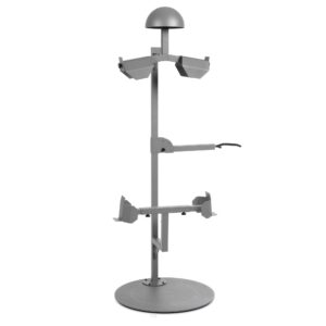 Savior Equipment - H.A.B Rack 2.0 - Tactical Gear Stand W/ Rifle Rack - SW Gray