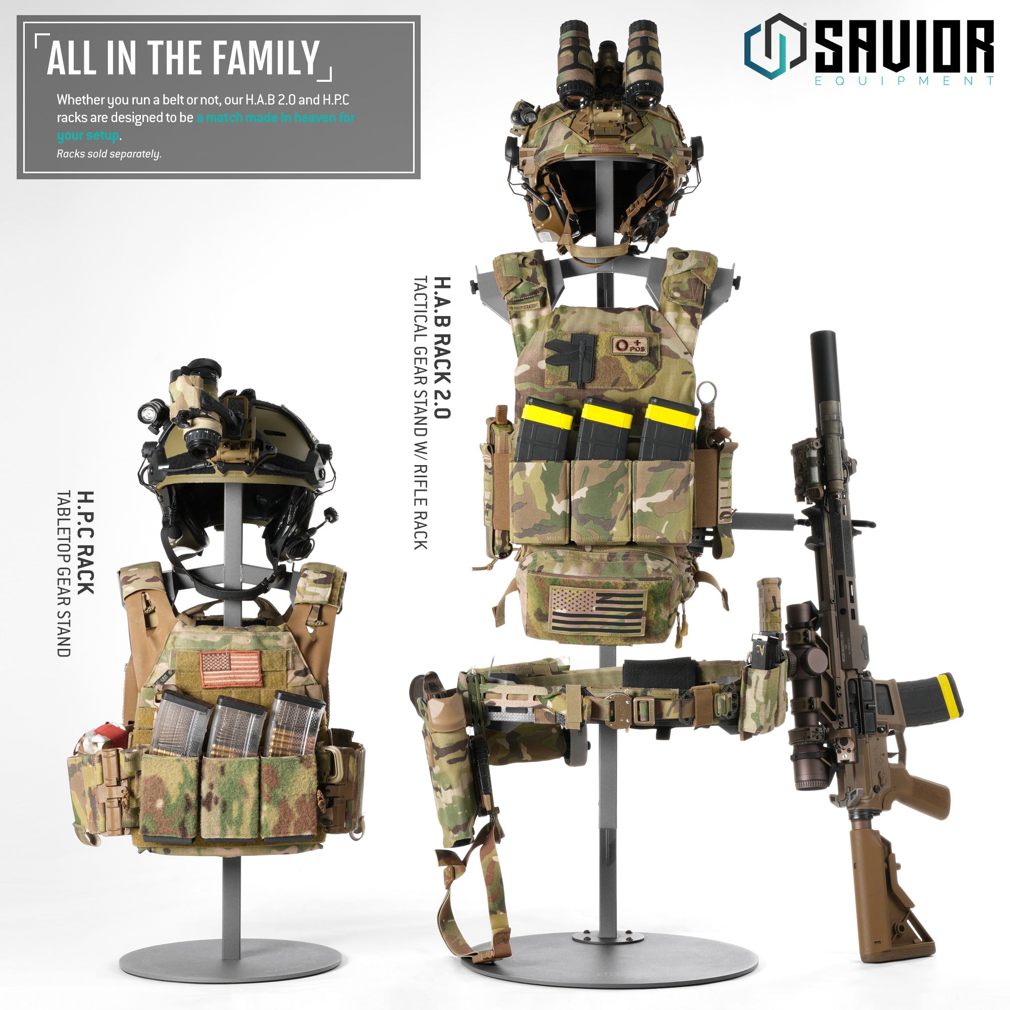 Savior Equipment - H.A.B Rack 2.0 - Tactical Gear Stand W/ Rifle Rack 12 Savior Equipment - H.A.B Rack 2.0 - Tactical Gear Stand W/ Rifle Rack - Billede 12
