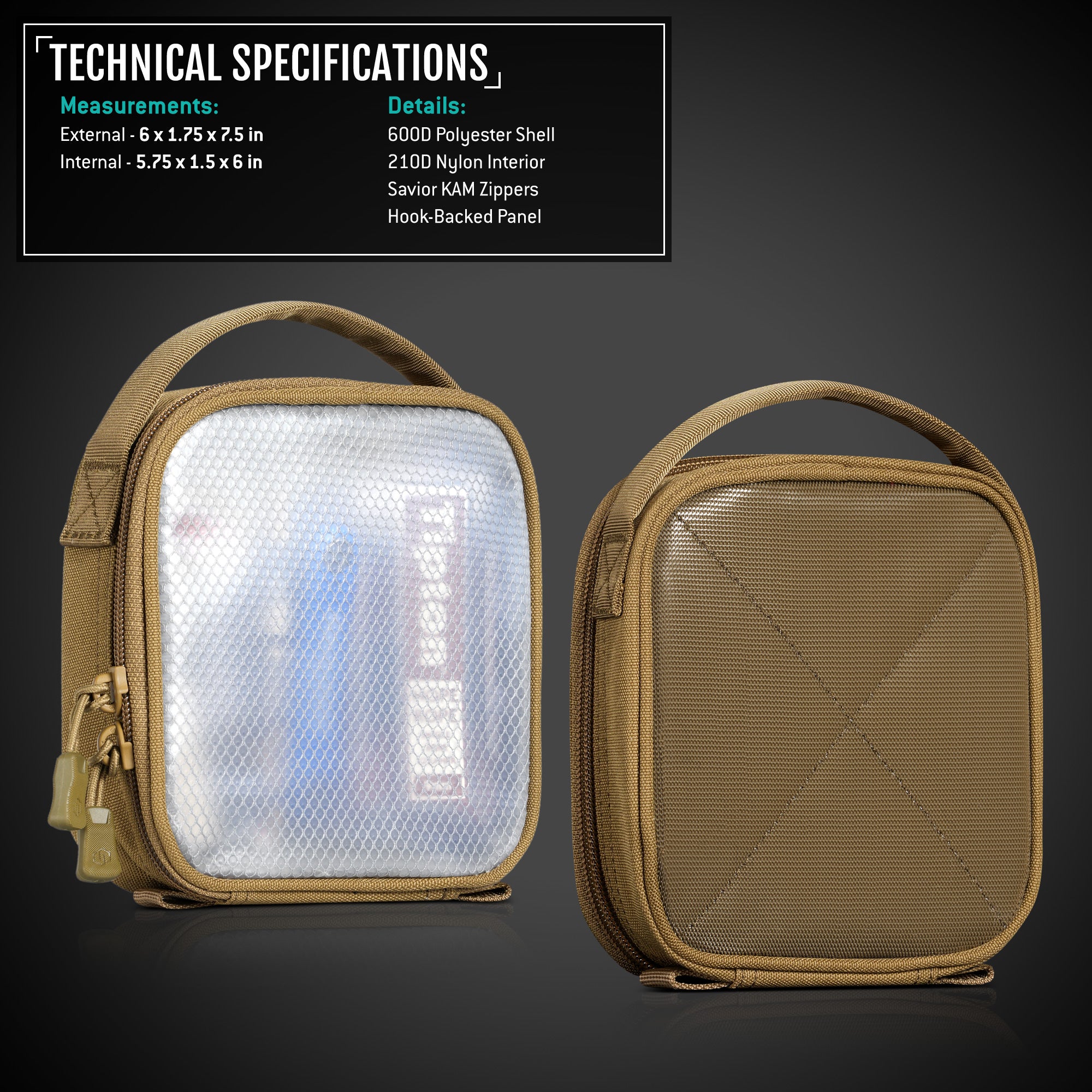 Savior Equipment - CORE 6X6 Pouch w/ Hook Backing (2-Pack) 11 Savior Equipment - CORE 6X6 Pouch w/ Hook Backing (2-Pack) - Billede 11