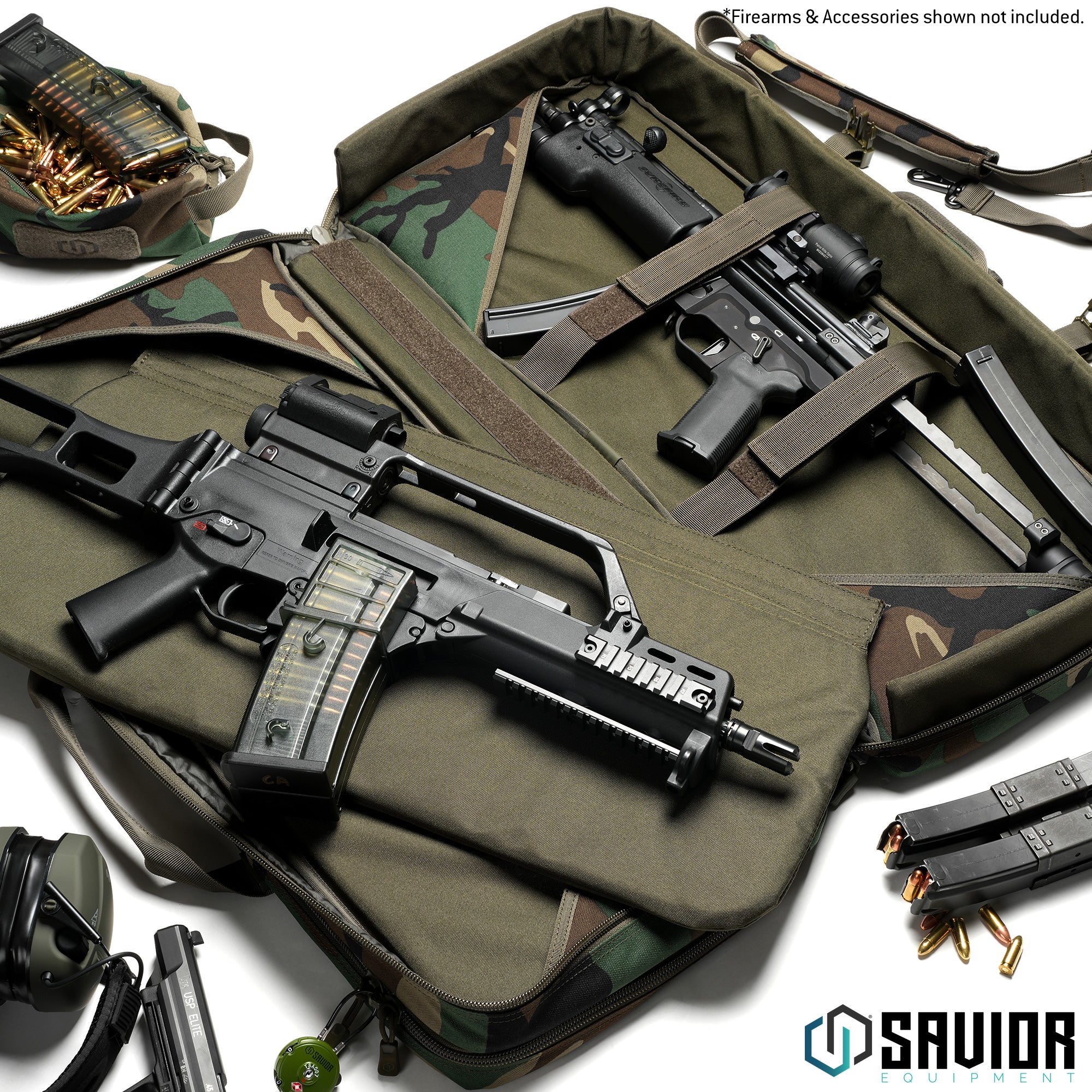 Savior Equipment - Camo American Classic Shorty Double Rifle Bag - 24"/28"/32" 9 Savior Equipment - Camo American Classic Shorty Double Rifle Bag - 24"/28"/32" - Billede 9
