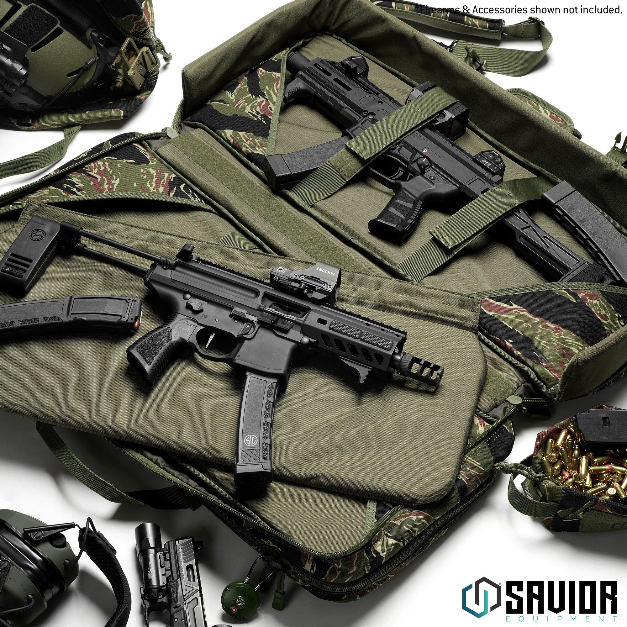 Savior Equipment - Camo American Classic Shorty Double Rifle Bag - 24"/28"/32" 3 Savior Equipment - Camo American Classic Shorty Double Rifle Bag - 24"/28"/32" - Billede 3