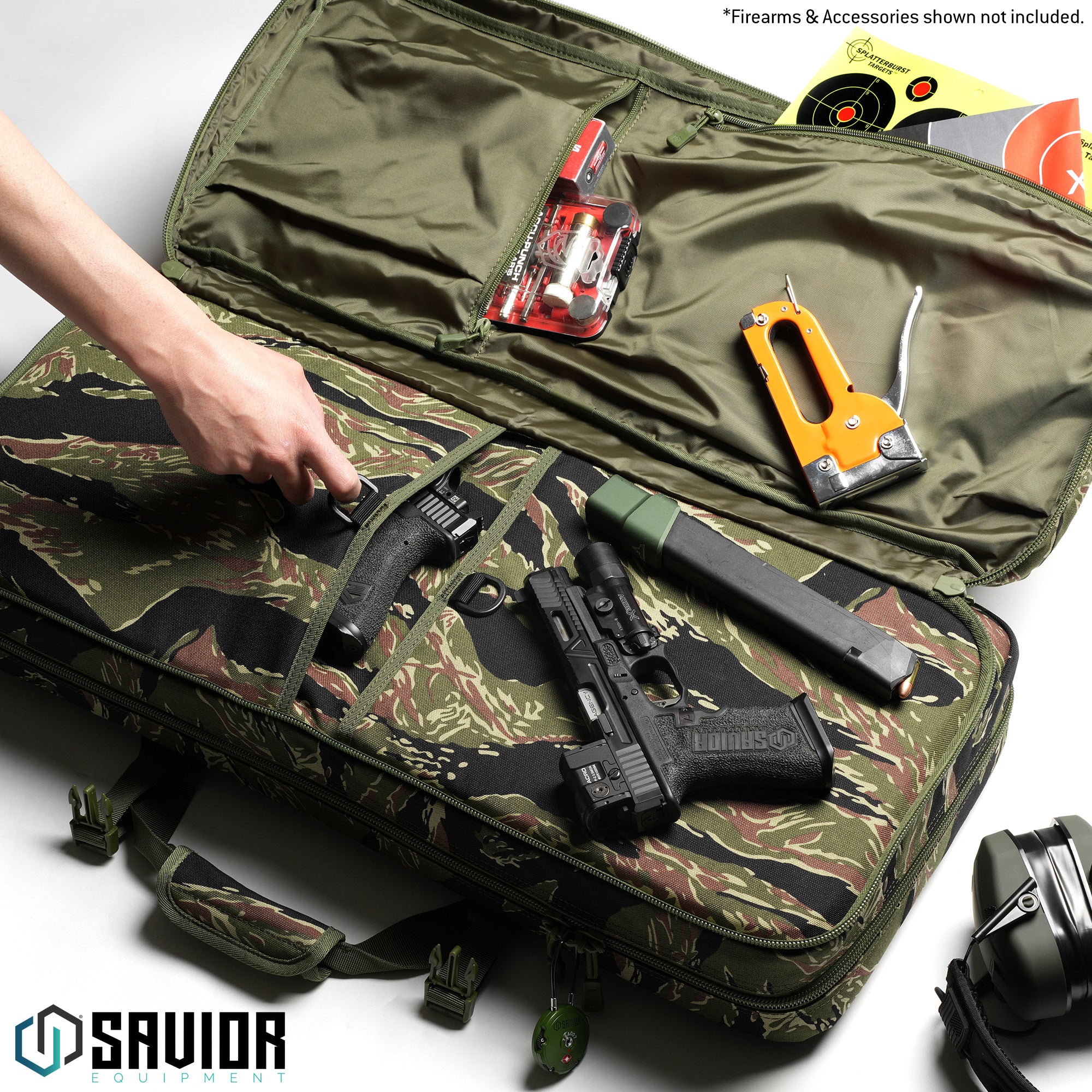 Savior Equipment - Camo American Classic Shorty Double Rifle Bag - 24"/28"/32" 4 Savior Equipment - Camo American Classic Shorty Double Rifle Bag - 24"/28"/32" - Billede 4