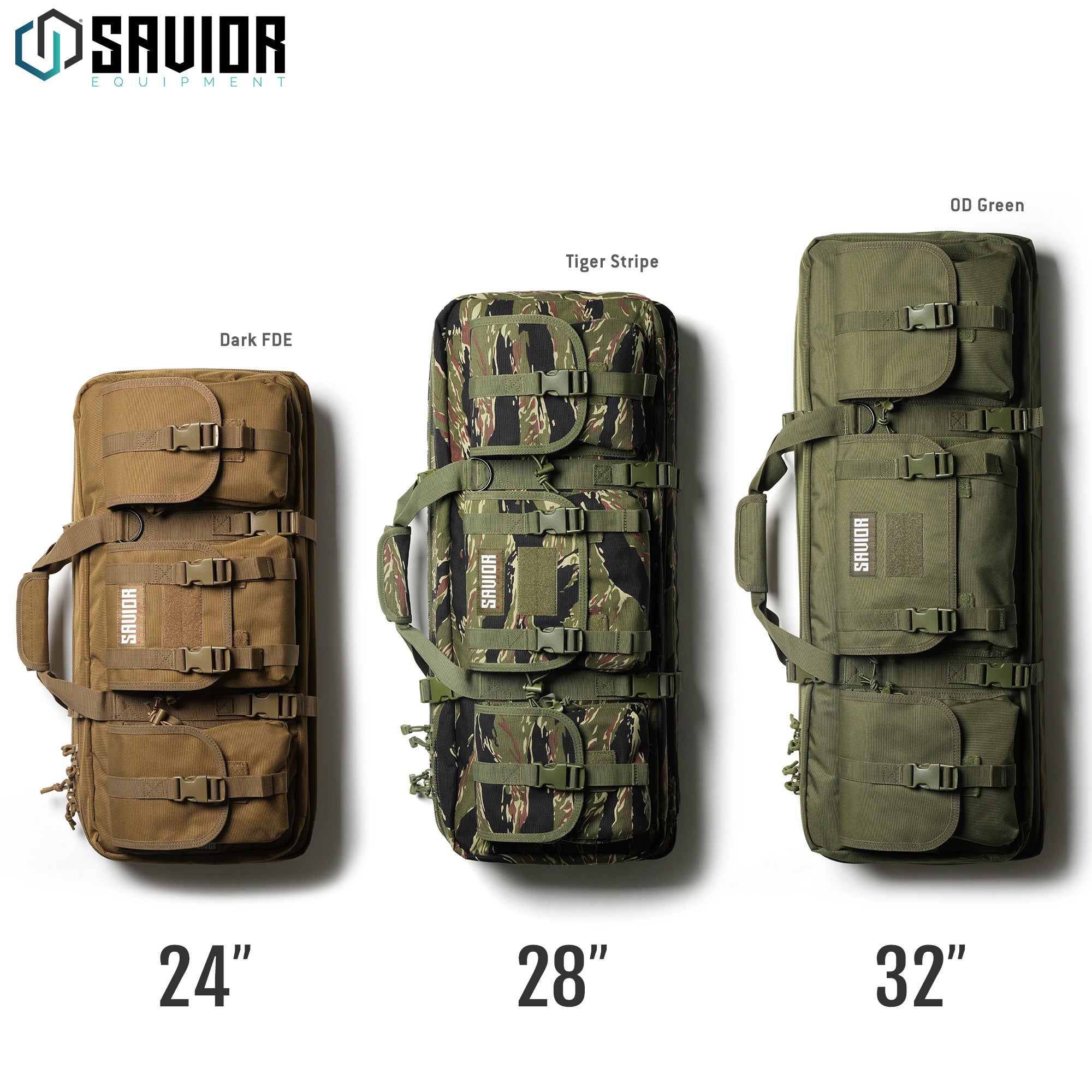 Savior Equipment - Camo American Classic Shorty Double Rifle Bag - 24"/28"/32" 7 Savior Equipment - Camo American Classic Shorty Double Rifle Bag - 24"/28"/32" - Billede 7
