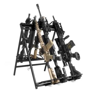 Savior Equipment - Shorty Rifle Rack - 9 Slots - Obsidian Black