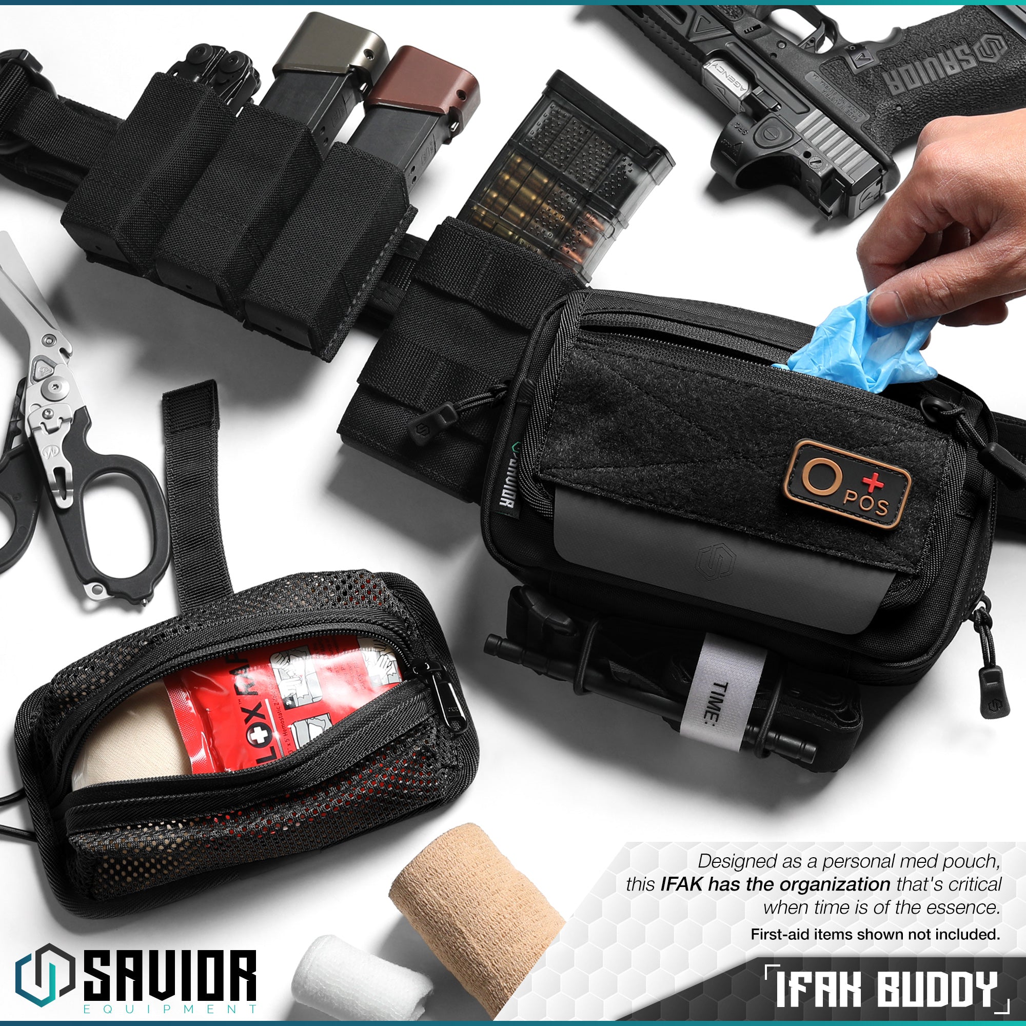 Savior Equipment - IFAK Buddy - Individual Medical Pouch 3 Savior Equipment - IFAK Buddy - Individual Medical Pouch - Billede 3