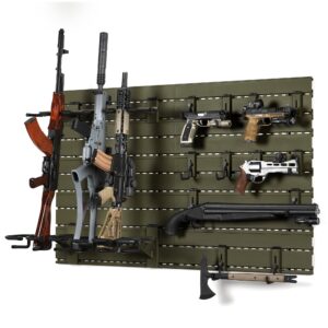Savior Equipment - Wall Rack System - 10 Panel Kit W/ Attachments - OD Green