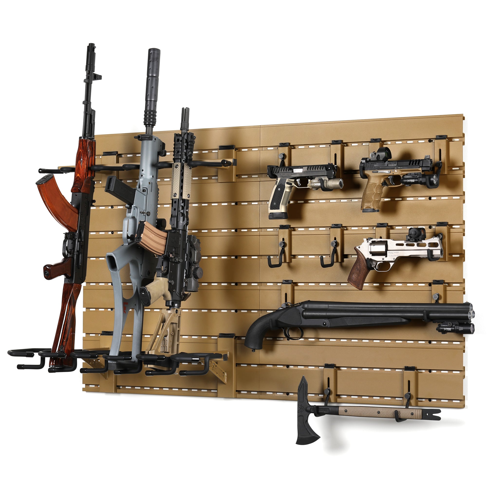 Savior Equipment - Wall Rack System - 10 Panel Kit W/ Attachments 2 Savior Equipment - Wall Rack System - 10 Panel Kit W/ Attachments - Billede 2