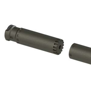 B&T RBS suppressor PRINT-X SQD-XM 9mm 3-Lug - Aluminium