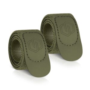Savior Equipment - Hook & Loop Strap - 1"/1.5" (2-Pack) - Olive Drab Green, 1.0"