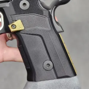 Lok Grips Sig Sauer P211 APS TAK Brass - Black Cerakote