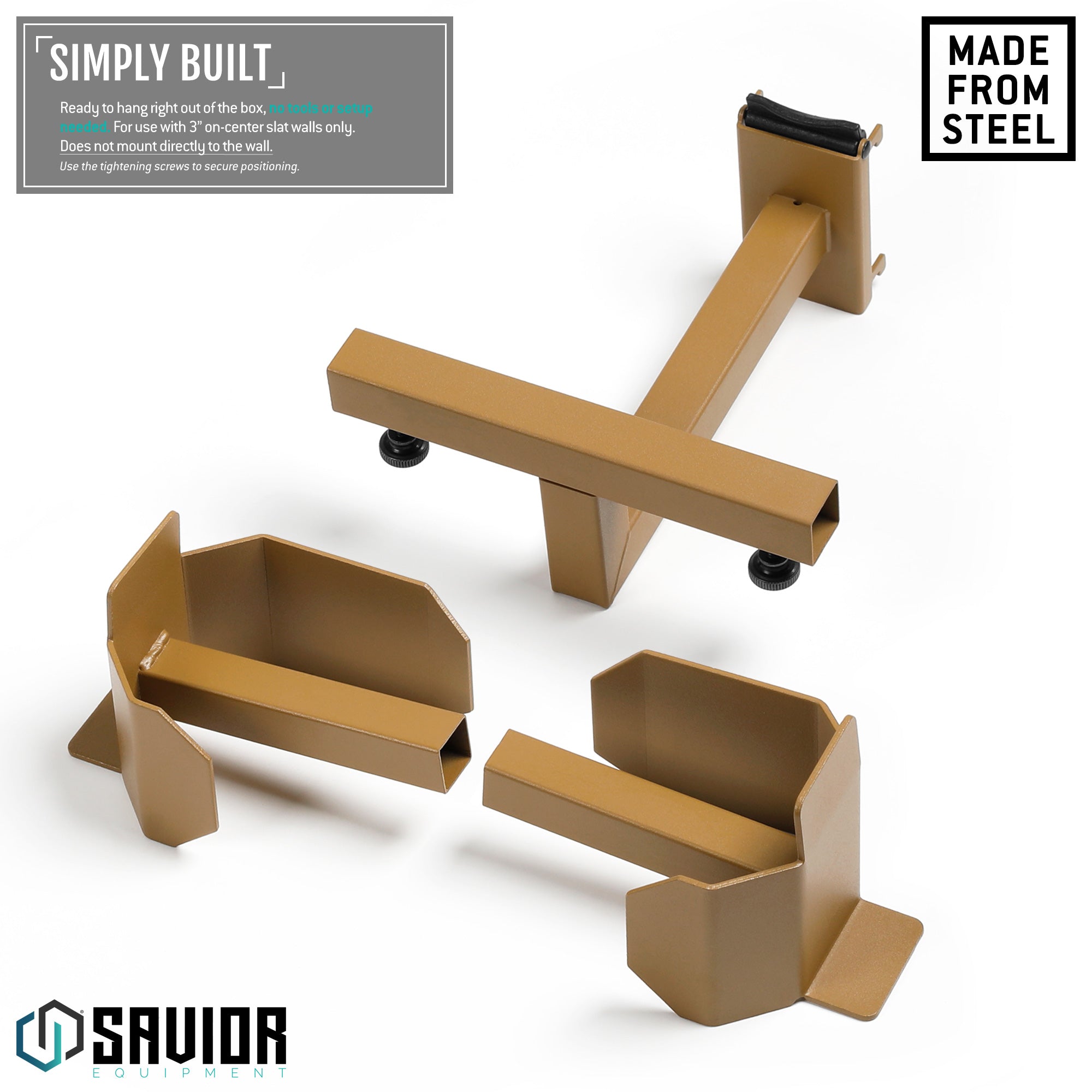 Savior Equipment - Wall Rack System - Belt Rack 5 Savior Equipment - Wall Rack System - Belt Rack - Billede 5