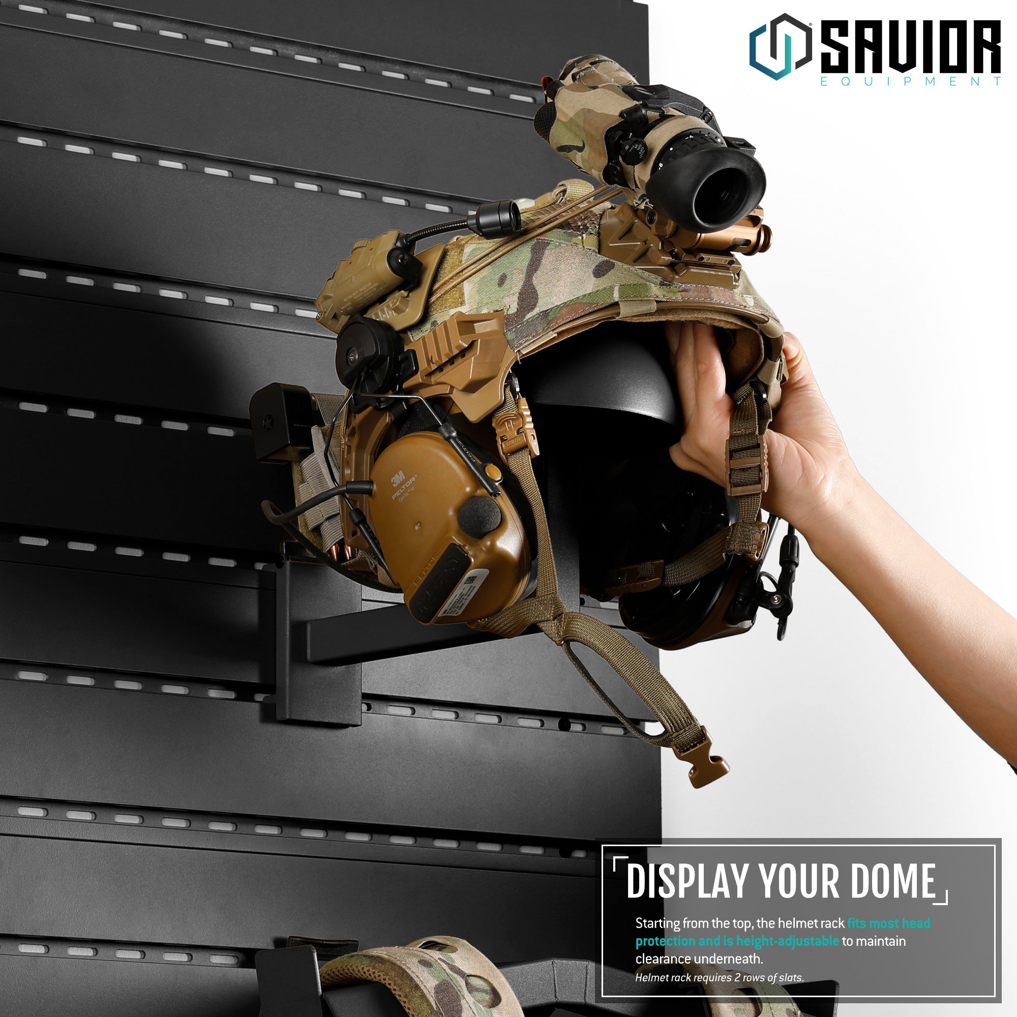 Savior Equipment - Wall Rack System - H.A.B Rack 3 Savior Equipment - Wall Rack System - H.A.B Rack - Billede 3