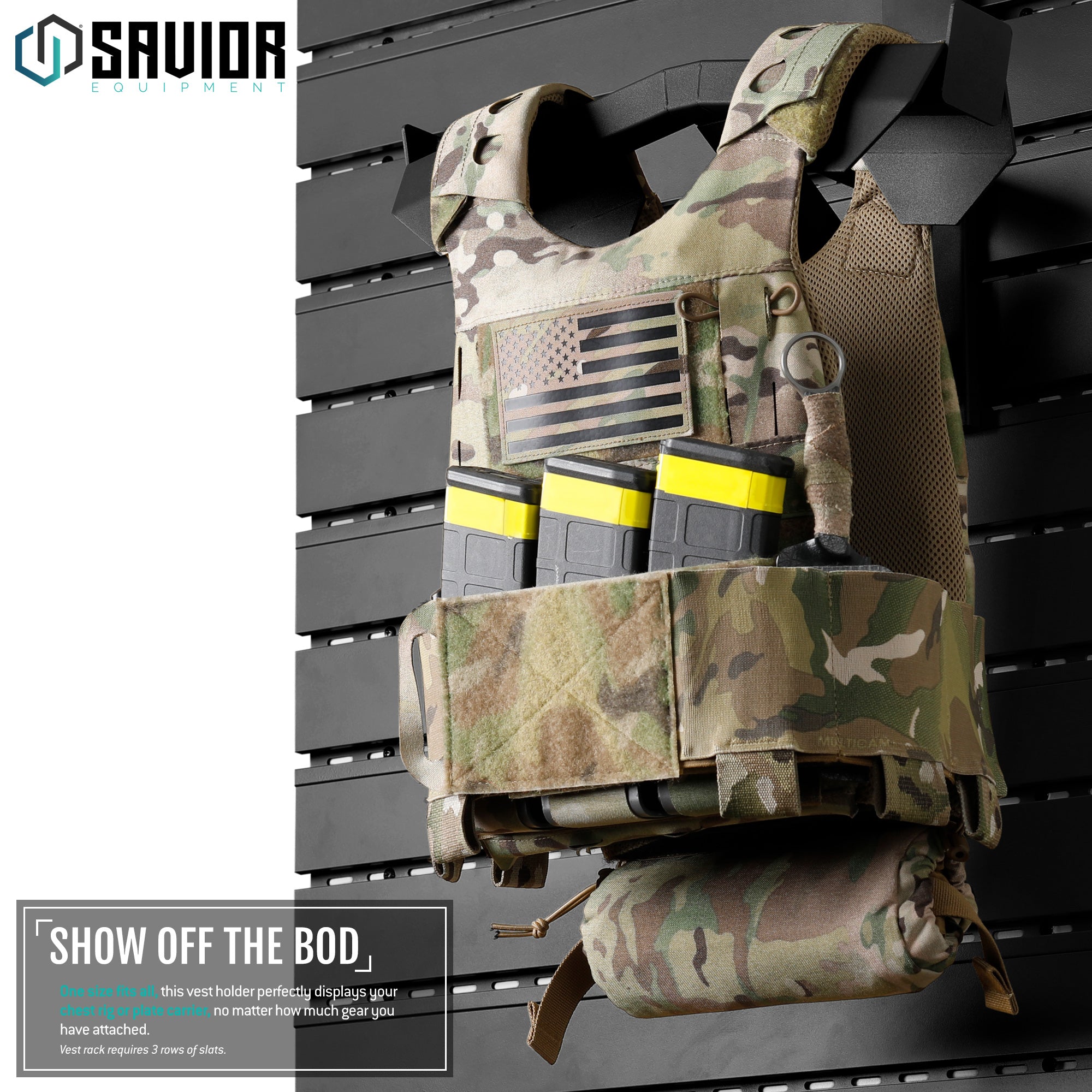 Savior Equipment - Wall Rack System - H.A.B Rack 4 Savior Equipment - Wall Rack System - H.A.B Rack - Billede 4