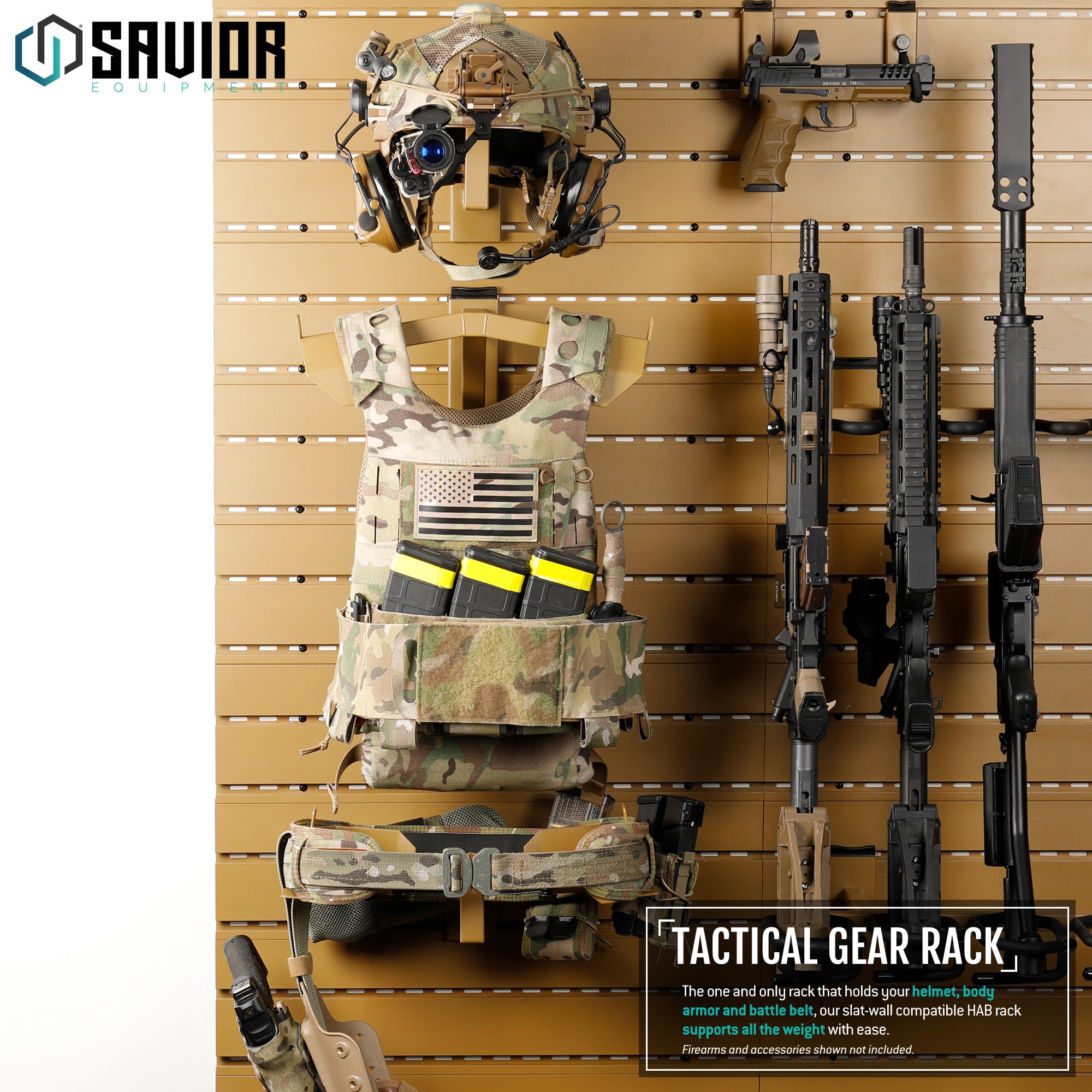 Savior Equipment - Wall Rack System - H.A.B Rack 8 Savior Equipment - Wall Rack System - H.A.B Rack - Billede 8