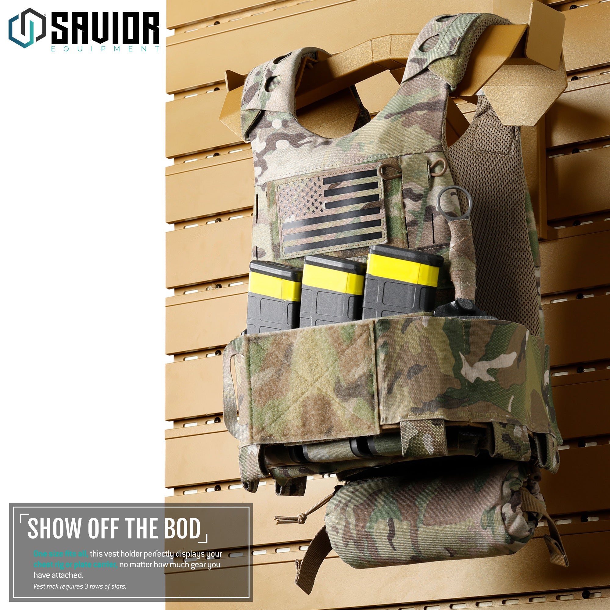 Savior Equipment - Wall Rack System - H.A.B Rack 10 Savior Equipment - Wall Rack System - H.A.B Rack - Billede 10