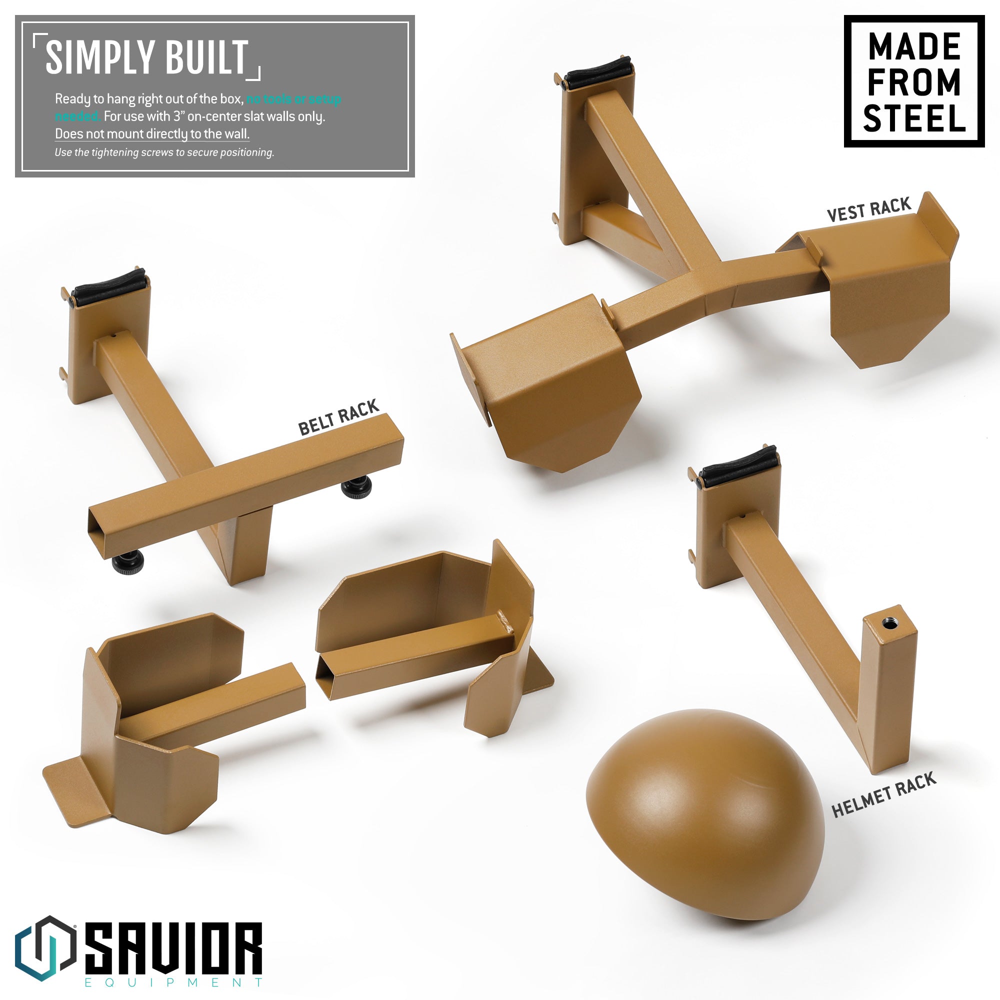 Savior Equipment - Wall Rack System - H.A.B Rack 12 Savior Equipment - Wall Rack System - H.A.B Rack - Billede 12