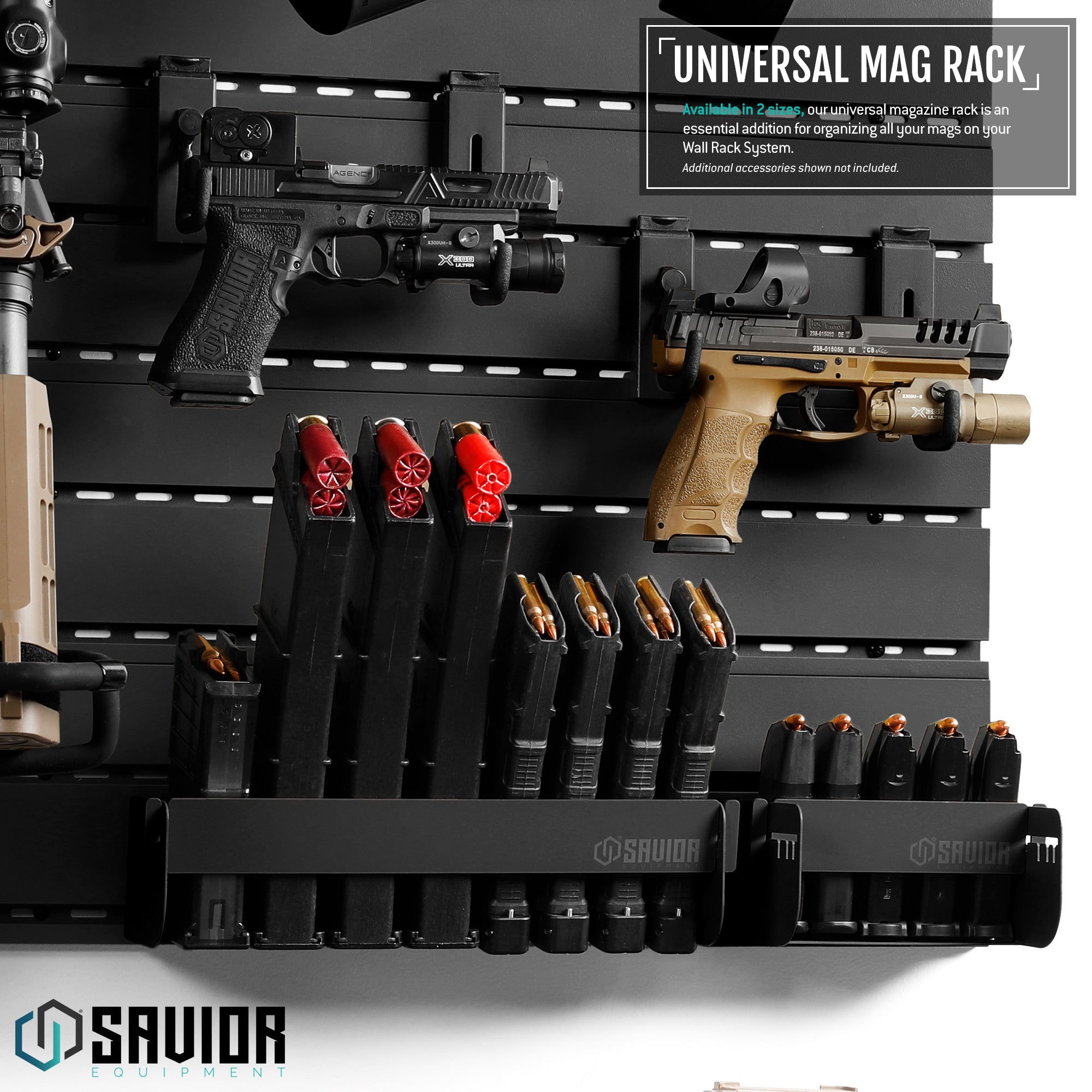 Savior Equipment - Wall Rack System - Universal Mag Holder 2 Savior Equipment - Wall Rack System - Universal Mag Holder - Billede 2